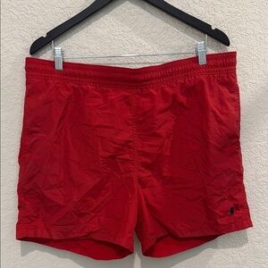 Polo by Ralph Lauren Men's Red swim Shorts XL